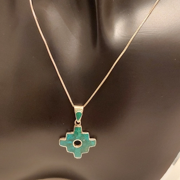 Vintage Sterling silver necklace - Picture 2 of 9